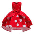 Girl's Wave Dot Vintage Dress Children's Princess Dress Dress