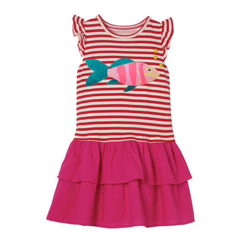 Summer New Girl Dress European And American Style Vest Girl Princess Dress