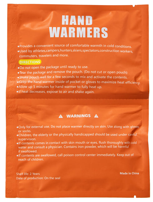 Handwarmers Air Activated, Long Lasting, Safe (Delivers in 5-7 Days!)