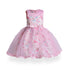 Girls Printed Princess Dress Children's Clothing Dress Dress Unkempt Dress New European And American Dress