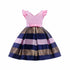 European And American Girls Dress Striped Dress Dress Dress Princess Dress