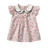 Girl Baby Summer Small Broken Flower Doll Collar Princess Skirt