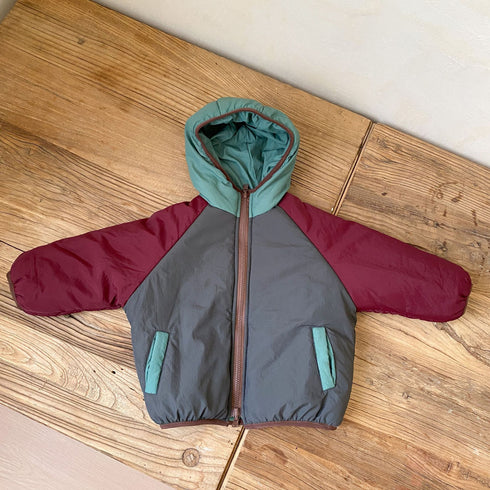 Winter children's cotton-padded clothes wear padded cotton-padded baby cotton-padded jacket coat on both sides