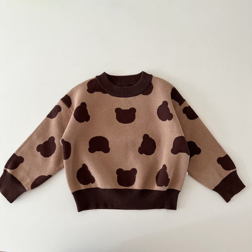 Children's Turtleneck Fall/Winter Dress Loose Knit
