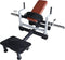 Hip Thrust Glute Bridge Plate-Loaded Hip Thrust Machine for Butt Shaping and Building Glute Muscles, Red, White, Black