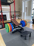Hip Thrust Glute Bridge Plate-Loaded Hip Thrust Machine for Butt Shaping and Building Glute Muscles, Red, White, Black