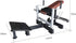 Hip Thrust Glute Bridge Plate-Loaded Hip Thrust Machine for Butt Shaping and Building Glute Muscles, Red, White, Black