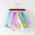 Summer New New Upgrade Plus Lined Mesh Rainbow Skirt Girl Skirt