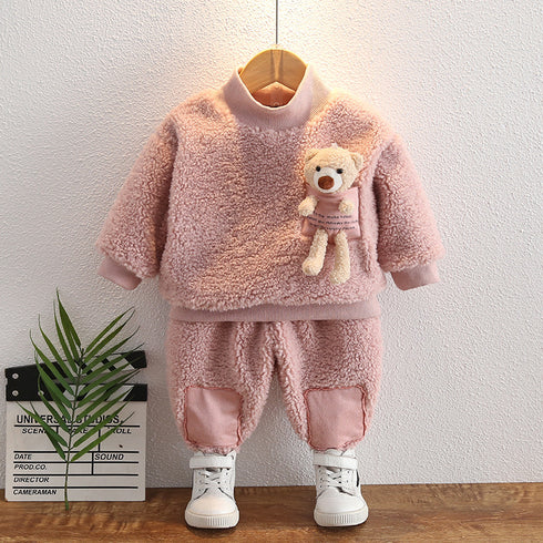 Children's Set Warm Fall/Winter Two-Piece Set