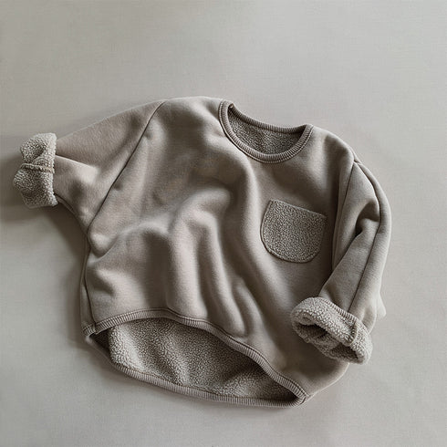 Winter children's padded warm sweater