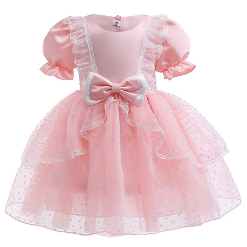 Girls' Dress Summer Children's New Princess Dress Mesh Paggy Dress