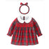 Baby Dress Fall/Winter English Style Latter Dress Set