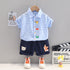 Boys summer suit short sleeve two-piece set