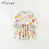 Girl's Printed Dress Spring And Autumn Long Sleeve Princess Dress
