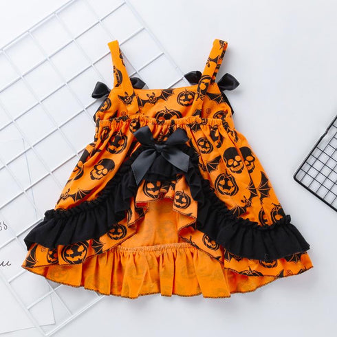 Girl's Strap Dress Set