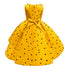 Girl's Wave Dot Vintage Dress Children's Princess Dress Dress