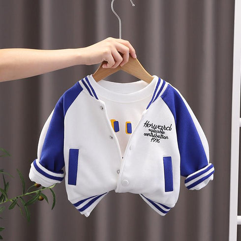 Kids Casual Baseball Jacket Jacket