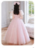 Girl's Embroidered Sequin Princess Dress Summer Girl's Flower Girl Wedding Dress