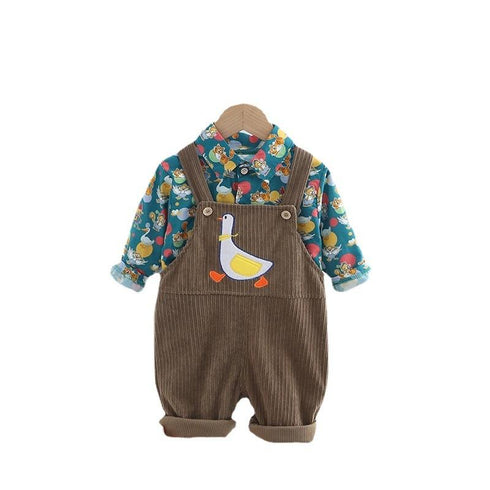 Children's Spring and Autumn Two-Piece Set