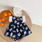 Cotton Large Flower-Print Flying Sleeve Triangle Ha Skirt Jumpsuit Climbing Clothing