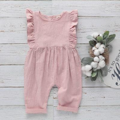 Sleeveless jumpsuit for children