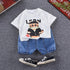 Boys suit summer short sleeve two-piece set