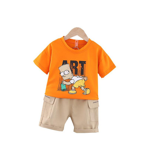 Children's Short Sleeve Set Two-Piece Set