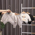 Children's Two-Piece Thin Cotton Clothes in Late Autumn