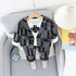 Boys spring and autumn long sleeve three-piece set