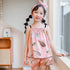 Girls' Summer Sling Ice Silk Pajamas Home Clothes