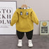 Spring and Autumn Boys Hooded Long Sleeve Zipper Shirt Set of Three