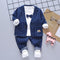 Striped Suit Suit Long Sleeve Pants Three-Piece Set