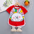 Summer children cartoon bear short sleeve suit
