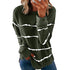 Loose Joker Striped Long Sleeve Sweatshirt
