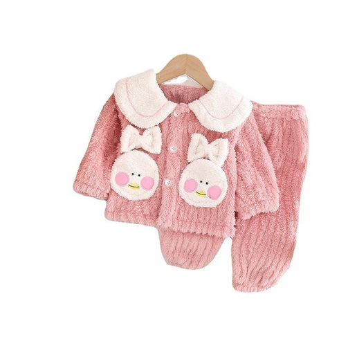 Fall/Winter Girls' Home Clothes Set Long Sleeve Two-Piece Set