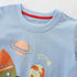 Summer Boys Rocket Print Short Sleeve