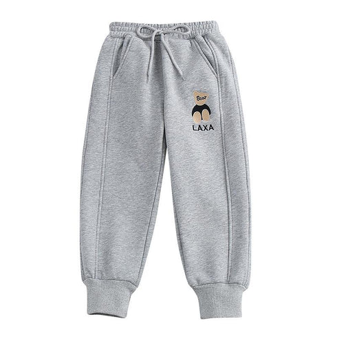 Spring and Autumn Children's Sports Pants Bear