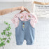 Spring and Autumn Girls Shirt Long Sleeve Set Two-Piece Set