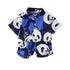 Boys short sleeve summer suit two-piece set