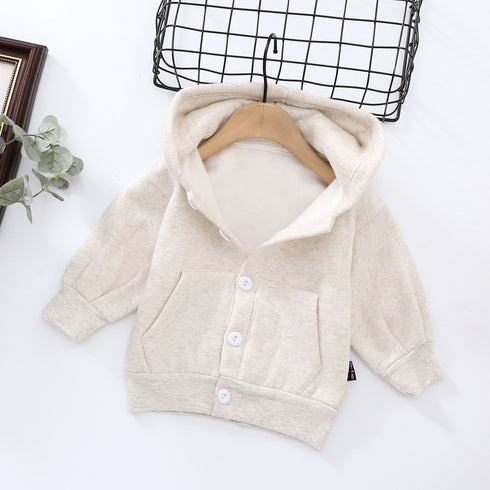 Autumn Boys and Girls Long Sleeve Hooded Jacket