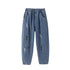 Spring And Autumn Children's Printed Broken Jeans