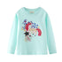Girls Long Sleeve T-shirt European And American Autumn New Cartoon Printed Jacket