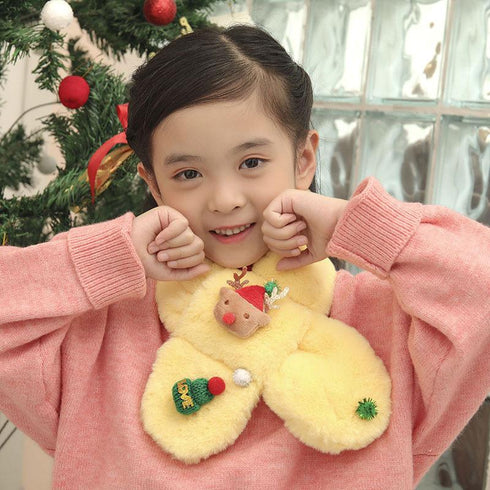 Children's Plush Christmas Scarf