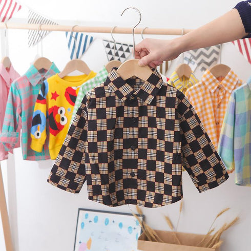 Children's Spring and Autumn Long Sleeve Sweater Set of Three