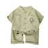 Boys summer suit short sleeve two-piece set