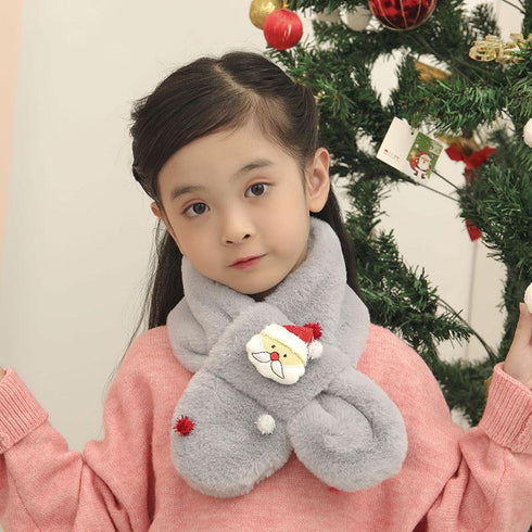 Children's Plush Christmas Scarf