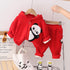 Children's Cashmere Suit Winter Dress Two-Piece Set