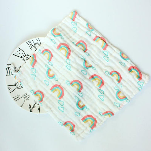 Baby 6-layer gauze saliva towel cotton bath towel