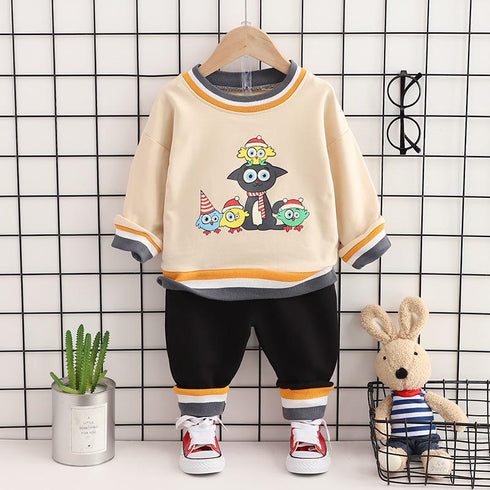 Boys suit spring and autumn two-piece set