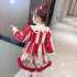 Christmas New Year Festival Princess Dress Little Girl Dress